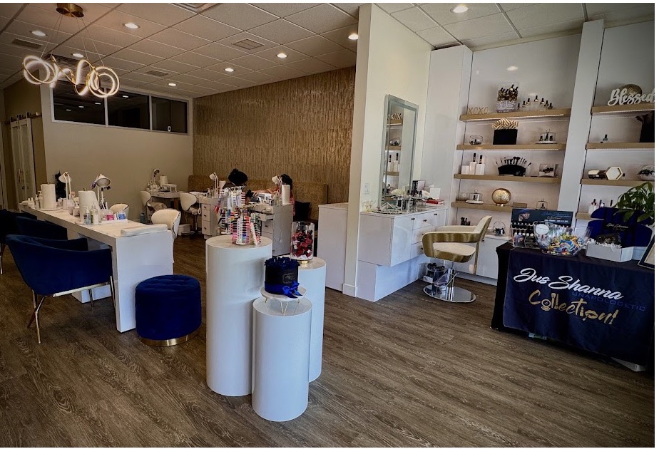 Manicure stations and retail display